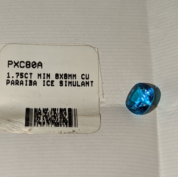 Paraiba Ice Tourmaline Simulated - Picture 2 of 3